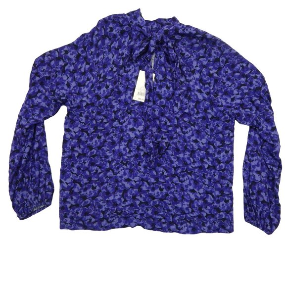 A New Day Women High Neck Tie Back  Top Size M - Picture 2 of 9